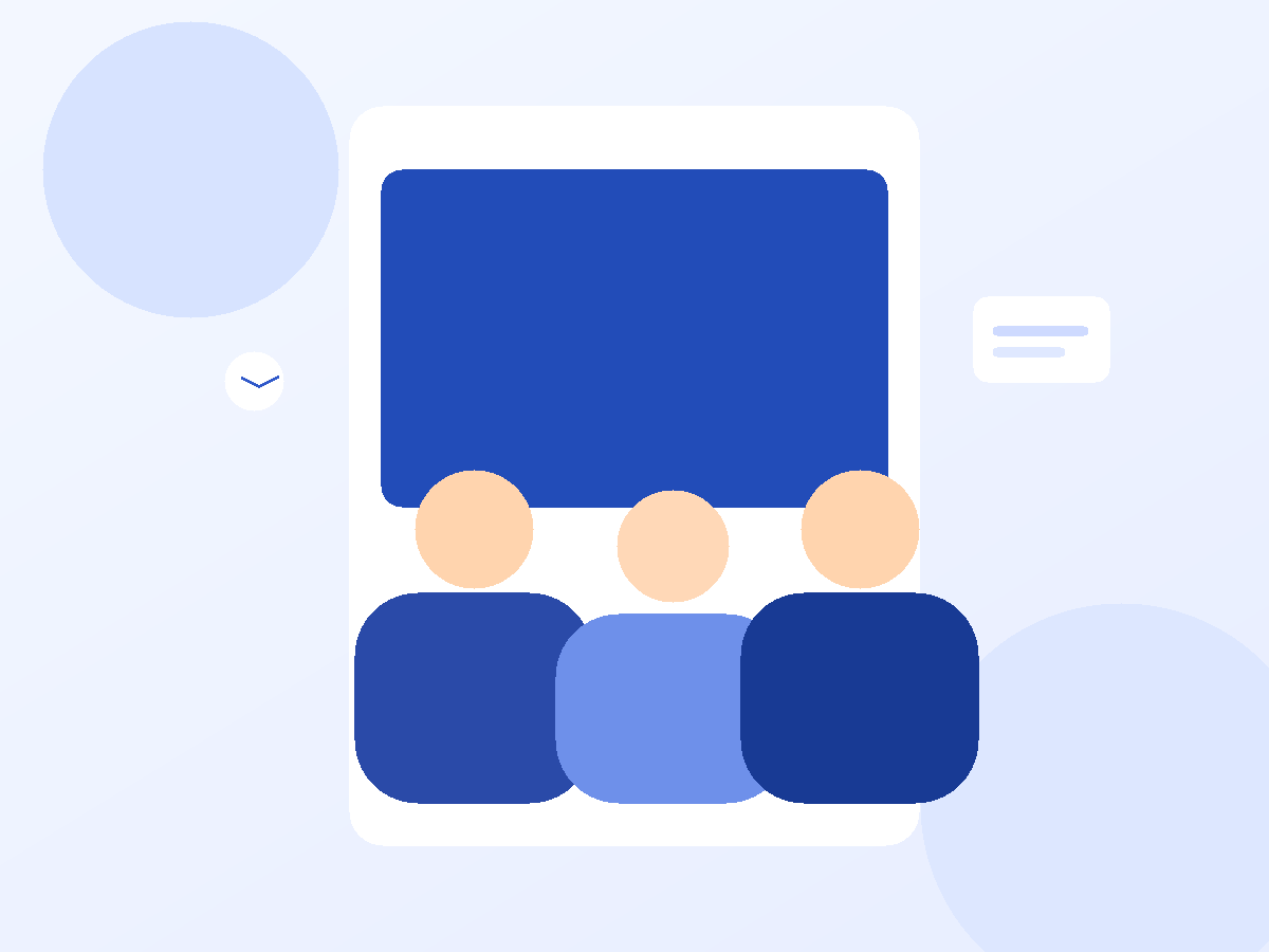 Great team building great products illustration